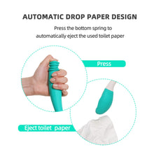 Load image into Gallery viewer, Fanwer Toilet Aids Tools,Long Reach Comfort Wipe,Extends Your Reach Over 15&quot; Grips Toilet Paper or Pre-Moistened Wipes