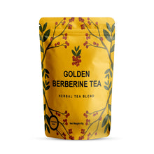 Load image into Gallery viewer, Berberine Tea 45g Natural Organic Caffeine-Free Blend Non-GMO Herbal in Plastic-Free Stand Alone Pouch Delicious Antioxidant for Immune Support