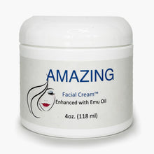 Load image into Gallery viewer, Emu Oil Facial Cream - Best Moisturizer for Aging Dry Skin, Wrinkle Cream, Brightening Cream, and Anti-Aging Skincare - Deep Moisturizing Lotion for Dry Skin - Women&#39;s Emu Cream &amp; Facial Moisturizer