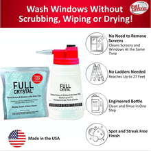 Load image into Gallery viewer, Full Crystal Refill Kit - 1 lb. Bag of Crystal Powder Exterior Window Cleaner for Glass and Screens - Cleans Up to 80 Windows - Shipped Product Packaging May Vary