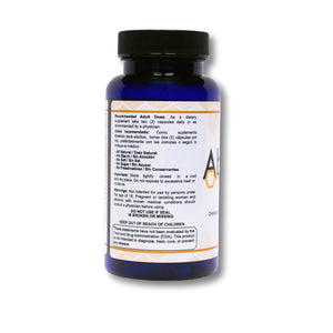 AbeeMed Natural Supplement 60 Capsules + Cream 2 oz Value Pack - Bee Venom Apitoxin - Pain Support - Mobility