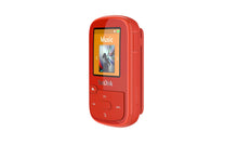 Load image into Gallery viewer, SanDisk 16GB Clip Sport Plus MP3 Player, Red - Bluetooth, LCD Screen, FM Radio - SDMX28-016G-G46R (Renewed)