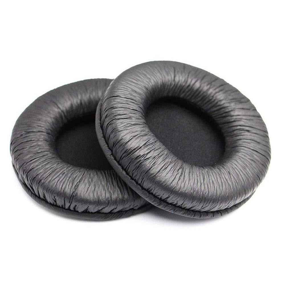 MDR-V700 Earpads Replacement Wrinkle Leather Ear Pads Cushions Cover Repair Parts Compatible with Sony MDR-V700 V700DJ Z700 V500 NS-WHP314 HDJ2000 DJ DN-HP1000 HARX300 ProDJ100 Headphones (Black)