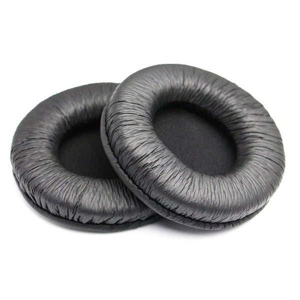 MDR-V700 Earpads Replacement Wrinkle Leather Ear Pads Cushions Cover Repair Parts Compatible with Sony MDR-V700 V700DJ Z700 V500 NS-WHP314 HDJ2000 DJ DN-HP1000 HARX300 ProDJ100 Headphones (Black)