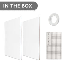Load image into Gallery viewer, BJADE&#39;S Window Air Conditioner Side Insulation Foam Panels,Summer and Winter AC Insulating for Indoor Window AC Unit