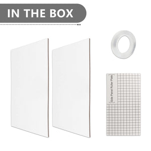 BJADE'S Window Air Conditioner Side Insulation Foam Panels,Summer and Winter AC Insulating for Indoor Window AC Unit