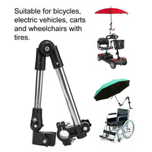 Load image into Gallery viewer, TARSHYRY Elderly Mobility Scooter Umbrella Holder,Universal Umbrella Mount Holder, Adjustable Stretch Umbrella Stand for Mobility Scooter,Stroller,Wheelchair,Beach Chair