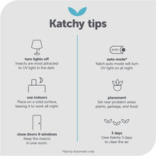 Load image into Gallery viewer, Katchy Original and Midnight Glue Board Refills (8 Pack) - Indoor Insect Trap Glue Board Refills for Mosquito, Gnat, Moth, Fruit Flies - Non-Zapper Traps for Buzz-Free Home