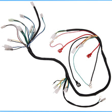 Load image into Gallery viewer, Fremnily Complete Wiring Harness Kit Replaces ATV 4-Stroke ATV Quad 150CC 200CC 250CC 300CC Quad Bike Buggy Go Kart Quad Wire Harness Complete Electrics Stator Coil CDI Solenoid Relay Spark Plug