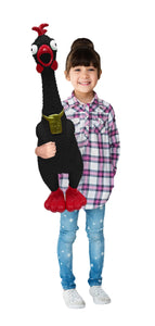 Animolds Hug Me Giant Rubber Chicken- Huge Stress Relief Screaming Chicken Toy | Screams Up to 45 Seconds- Novelty Gag and Prank Toys | Funny Toys Gifts for Christmas Stocking Stuffers for Kids Adult