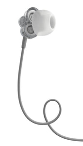 iFrogz Audio - Impulse Duo - Dual Driver Bluetooth Earbuds - Grey