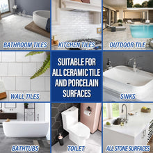 Load image into Gallery viewer, Tile Repair Kit, Ceramic Tile Repair Kit(Color Match), Porcelain Repair Kit with Super Strong Adhesion, Fix Chips, Cracks and Holes on Ceramic Tile, Porcelain, Acrylic, Fiberglass, Enamel