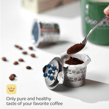 Load image into Gallery viewer, 2 Stainless Steel Reusable K Cups for Keurig K Supreme, K Supreme Plus, K Slim, K-Duo Hot &amp; Iced with Multistream Technology - 2 Refillable Kcups Coffee Filters for Keurig Coffee Makers
