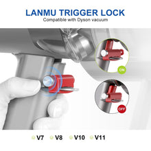 Load image into Gallery viewer, LANMU Upgraded Extension Hose with Electrical Connection Compatible with Dyson V7 V8 V10 V11 Cordless Vacuum Motorized &amp; Non-motorized Attachments, 35&quot; Vacuum Hose and Trigger Lock Accessories