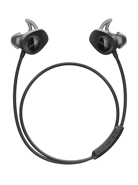 Bose SoundSport, Wireless Earbuds, (Sweatproof Bluetooth Headphones for Running and Sports), Black (Renewed)