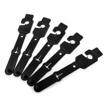 Load image into Gallery viewer, Black Belt Hangers for Retail - Economic Plastic Belt Hooks, 200 Pack