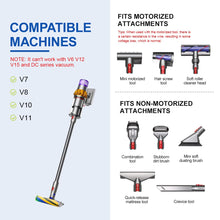 Load image into Gallery viewer, LANMU Upgraded Extension Hose with Electrical Connection Compatible with Dyson V7 V8 V10 V11 Cordless Vacuum Motorized &amp; Non-motorized Attachments, 35&quot; Vacuum Hose and Trigger Lock Accessories