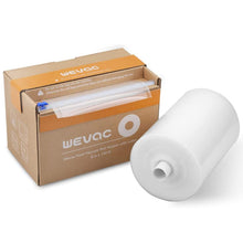 Load image into Gallery viewer, Wevac 8” x 150’ Food Vacuum Seal Roll Keeper with Cutter, Ideal Vacuum Sealer Bags for Food Saver, BPA Free, Commercial Grade, Great for Storage, Meal prep and Sous Vide (8&quot; x 150&#39;)