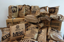 Load image into Gallery viewer, Food Dude 82nd Military MRE Surplus - 2025 Inspection - US MRE Meals Ready to Eat Military MRE Meals with Heater Packs - 4 Pack of MRE Meals Bulk w/ 1250 Calories per MRE Full Meal - 4 MRE Food Packs