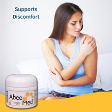 Load image into Gallery viewer, AbeeMed Natural Supplement 60 Capsules + Cream 2 oz Value Pack - Bee Venom Apitoxin - Pain Support - Mobility