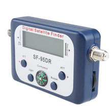 Load image into Gallery viewer, AGPtek Digital Satellite Signal Finder Meter for Dish Network Directv FTA with Compass and Audio Tone - Blue