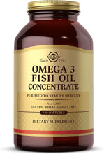 Load image into Gallery viewer, Solgar Omega-3 Fish Oil Concentrate, 240 Softgels