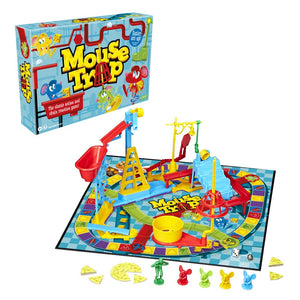 Hasbro Gaming Mouse Trap Board Game for Kids Ages 6 and Up, Classic Kids Game for 2-4 Players with Easier Set-Up Than Previous Versions, Multicolor, One Size