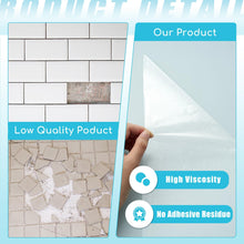 Load image into Gallery viewer, Innconee 12 x 200 Inch Adhesive Tile Mat Double Sided Tape Sheet 16 Sq ft Wide Large Adhesive Tile Setting Mat for Arts Crafts DIY Projects Wall Home Decoration