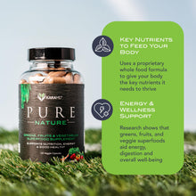 Load image into Gallery viewer, KaraMD Pure Nature | Greens, Fruit and Veggies Supplement | Vitamins, Fiber &amp; Antioxidants | 20 Fruits and Vegetables Supplements for Energy &amp; Digestion | Gluten Free &amp; Vegan Friendly (2 Pack)