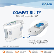 Load image into Gallery viewer, Inogen One G3 Standard (8-Cell) Battery - Portable Replacement Battery - Oxygen Accessory - for The One G3 – 1.3 lbs. – 8.75 x 3.0 x 1 in.