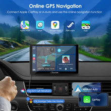 Load image into Gallery viewer, 2025 CARPURIDE 9 Inch Car Play Screen for Car, Compatible with Wireless/Wired Apple CarPlay, Android Auto and Mirror Link - Bluetooth Audio, Navigation,Siri, FM, AUX
