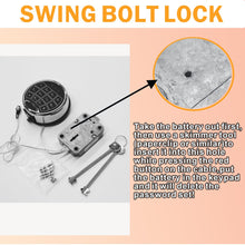 Load image into Gallery viewer, Digital Electronic Keypad Lock for Left Swing Bolt Safes, Gun Safe Lock Replacement, Time Delay Safe Lock Including 2 Emergency Keys for Locksmiths.