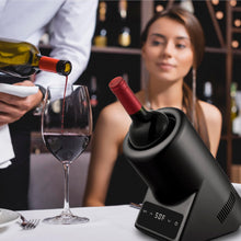 Load image into Gallery viewer, Wine Chiller Electric,Single Bottle Cooler for 750ml Wine or Some Champagne,Portable Cellars Keep Cold Up to 24h,Iceless Chiller at Poolside Party,Gift for Lover