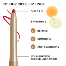 Load image into Gallery viewer, L&#39;Oreal Paris Colour Riche Lip Liner Pencil, Creamy Lip Liner with Omega 3 and Vitamin E, 765 Always Red (Red)