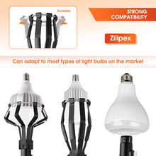 Load image into Gallery viewer, 26ft Reach Light Bulb Changer for High Ceilings Telescopic Light Bulb Extension Pole Changer 5-20ft Light Bulb Removal Tool with Baskets and Suction Cup