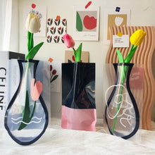 Load image into Gallery viewer, BLOFLO Collapsible Flower Vase, Foldable Vase, Expandable Vase, Plastic Flower Vases, Removable Flower Vases for Centerpieces, Contemporary Décor for Home Office Wedding (Set of 6)