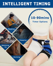 Load image into Gallery viewer, Hip Heating Pad for Hip Pain Relief, Electric Hip Brace for Sciatica Pain Relief, Super Soft Heating Pad for Hip with 10-90min Auto-Off Timer, 86-158℉ Heat Level