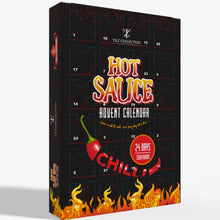 Load image into Gallery viewer, Hot Sauce Advent Calendar 2024-24 Days Chilli Sauce Advent Calendar, Food Advent Calendar 2024 Men, Hot Sauce Set, Non-chocolate Advent Calendar Women, Chilli Challenge Hot Sauce (Black)