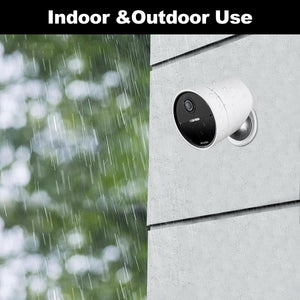 UYODM 2 Pack Metal Wall Mount Compatible with SimpliSafe Wireless Outdoor Security Camera,360° Adjustable Easy to Install and Remove, Camera Not Included (White)