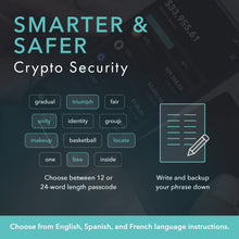 Load image into Gallery viewer, Arculus Crypto Cold Storage Wallet, Secure Bitcoin &amp; Ethereum Wallet, 3-Factor Authentication, Silver
