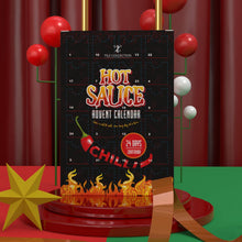 Load image into Gallery viewer, Hot Sauce Advent Calendar 2024-24 Days Chilli Sauce Advent Calendar, Food Advent Calendar 2024 Men, Hot Sauce Set, Non-chocolate Advent Calendar Women, Chilli Challenge Hot Sauce (Black)