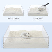 Load image into Gallery viewer, Niteangel Training Litter Potty Sand - Hamster Sand Bath for Syrian Dwarf Hamsters Gerbils Mice Lemming Degus or Other Small-Sized Pets ((1.4 L X 2 - Blue Label)