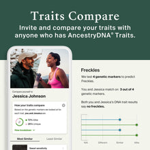 Load image into Gallery viewer, AncestryDNA + Traits Genetic Test Kit: Personalized Genetic Traits, DNA Ethnicity Test, Origins &amp; Ethnicities, Complete DNA Test, Ancestry Reports