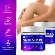 Load image into Gallery viewer, Pharmapulse Varicose &amp; Spider Veins Soothing Leg Cream - Relaxing Leg Cream Formula - Fast-Acting Relief Cream - Expertly Crafted for Optimal Comfort 4oz
