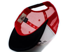 Load image into Gallery viewer, Booty Hunter Flat Bill Unisex-Adult One-Size Trucker Hat Cap Black/Red/White