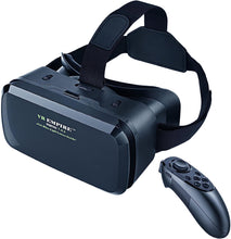 Load image into Gallery viewer, VR Headsets for Phone Cell Phone Virtual Reality headsets 3D Glasses Helmets VR Goggles for TV Movies Video Games Compatible to iOS Android Support 4.7” to 7.3” Mobile Screen with Controller (BR95)