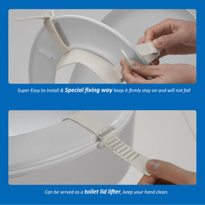 Universal Urine Deflector for Toilet Seat,Toilet Splash Guard Prevents Kids and Adult from Peeing Splash (white-1pcs)