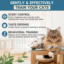 Load image into Gallery viewer, Cat Deterrent Spray, Natural Cat Repellent Spray, Anti-Scratch Deterrent for Furniture, Sofas, Rugs, Curtains, Plants, Indoor &amp; Outdoor Repellent Cats Kittens, Non-Toxic, Alcohol-Free 6.76 FL Oz