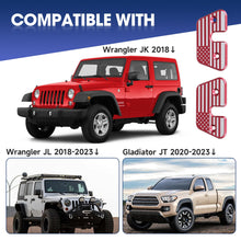 Load image into Gallery viewer, Sun Visor Repair Kit for Jeep Wrangler JK 2018/Wrangler JL 2018-2023/Gladiator 2020-2023 Car Accessories, Upgraded Aluminum Alloy Sun Visor Clips Used for Repairing Vehicle Sagging Sun Visors