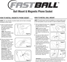 Load image into Gallery viewer, BulbHead Fastball Magnetic Car Cell Phone Mount, black, 13343ASS-12